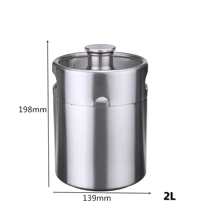 Эффективный 2L/4L/5L Nitro кофеварка для холодного заваривания, мини бочонок из нержавеющей стали, домашняя система для приготовления кофе, набор, плита, Кофеварка