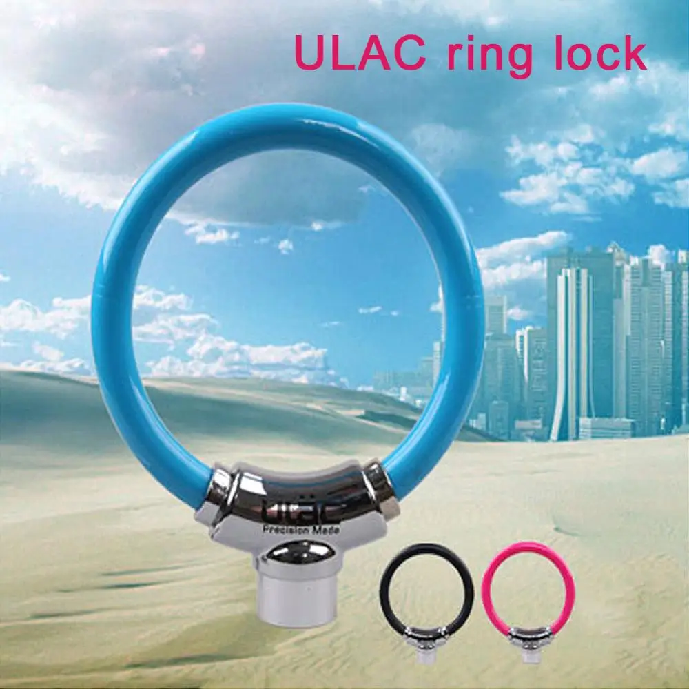 

Mini Bike Lock for Mountain Road Bike Anti-Theft Wirerope Fixed Gear Bike Ring Lock Also Fit Motorcycle Home Office