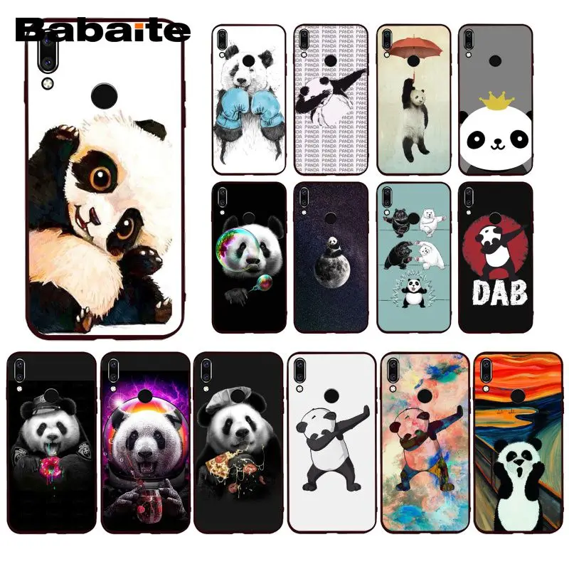 Красивый чехол для телефона Babaite с животными пандой скажем Привет даб Huawei P20 P30 Pro