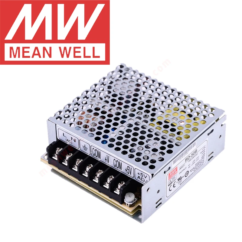 

Mean Well RD-50 Dual Output Switching Power Supply meanwell AC/DC 50W 5V 12V 24V