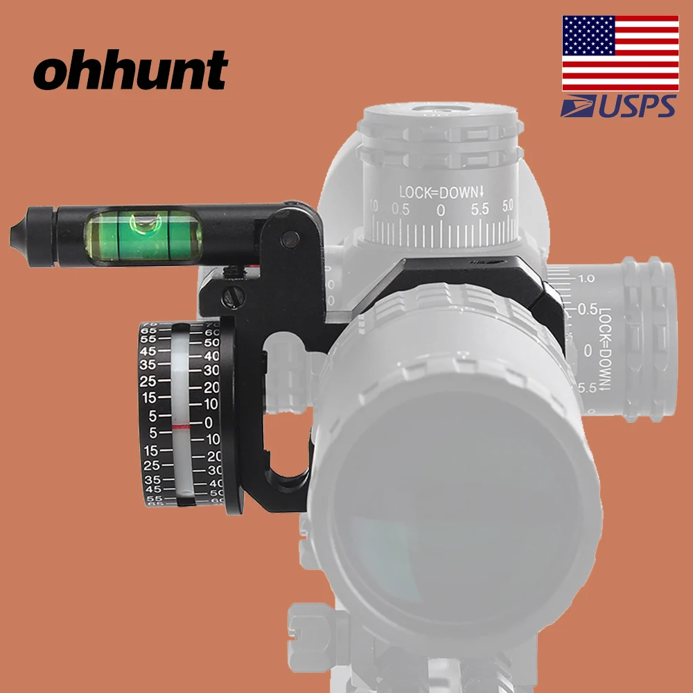 Ohhunt Охота 24 5/30 мм угол косинусный индикатор комплект и пузырьковый уровень