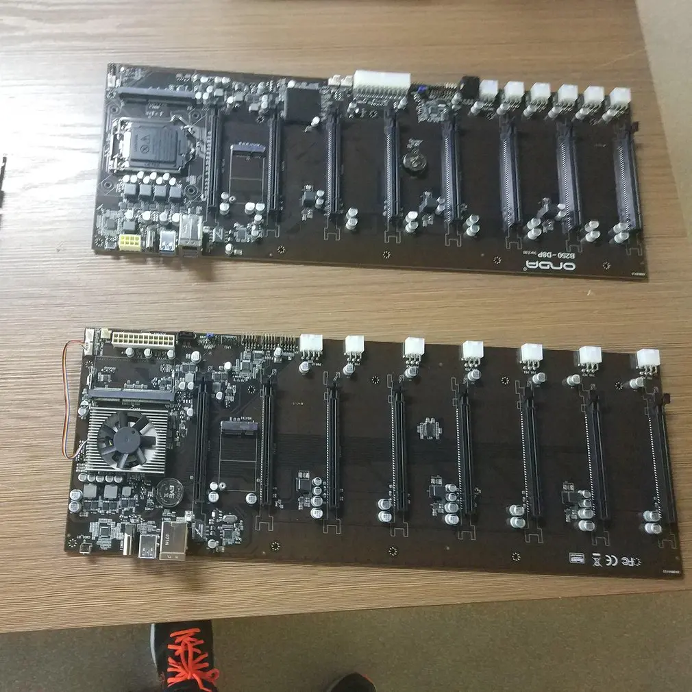 

D1800-BTC Mining Motherboard Graphics Cards Integrated CPU Motherboard 6 Graphics Cards J1800 Industrial Card Mining Motherboard