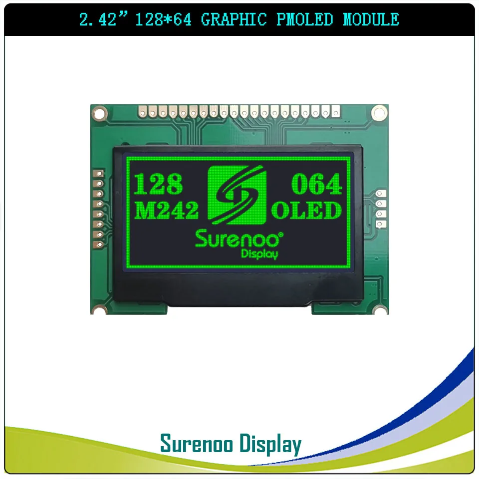Реальный OLED-дисплей 2 42 дюйма 128*64 12864 графический ЖК-модуль экран LCM X SSD1309