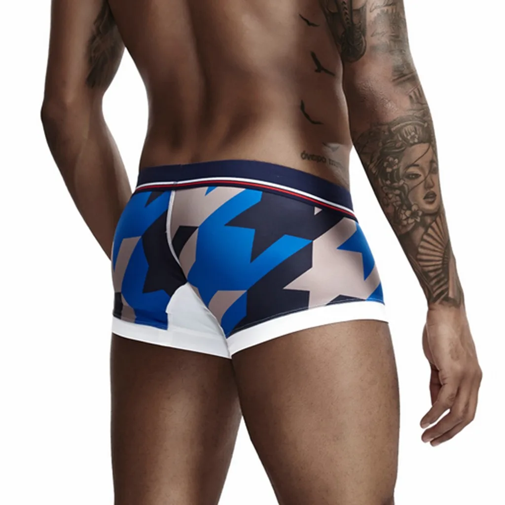 Горячее Мужское нижнее белье мужские боксеры трусы для мужчин комфортные