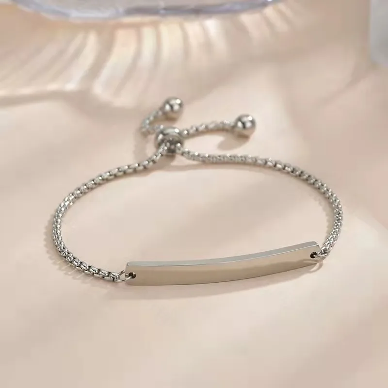 

VIP Link Stainless steel DIY lettering Bracelet Kids Bracelets Custom Jewelry for Girls Boys Gifts