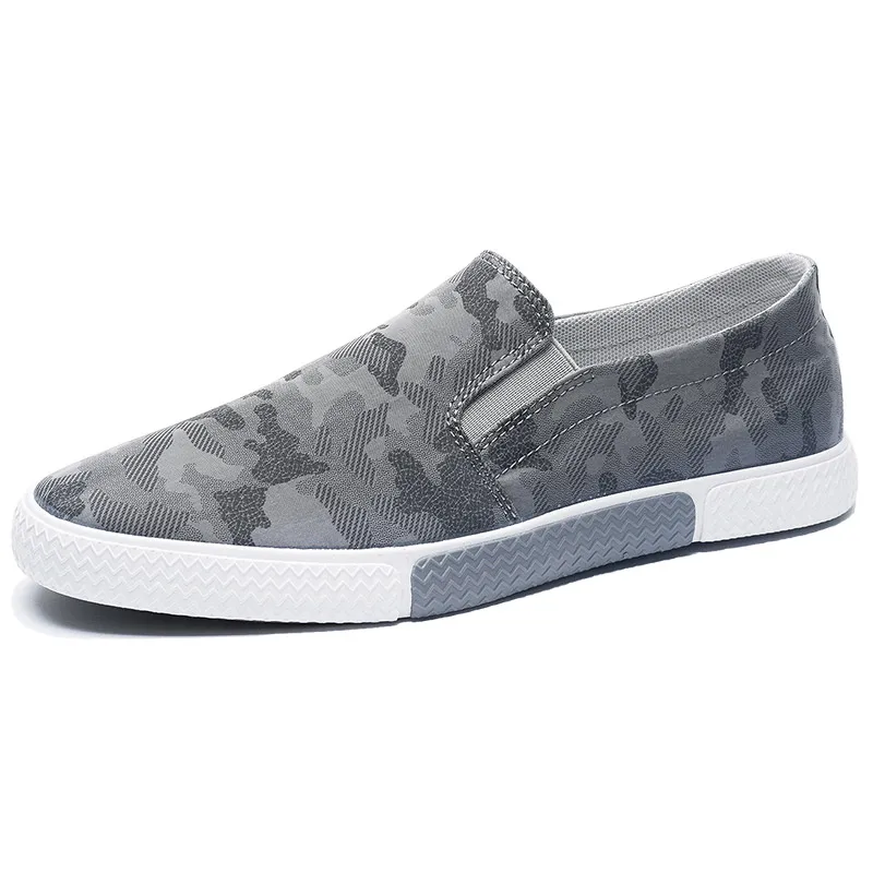 Мужская парусиновая обувь дышащая повседневная камуфляжная для езды на