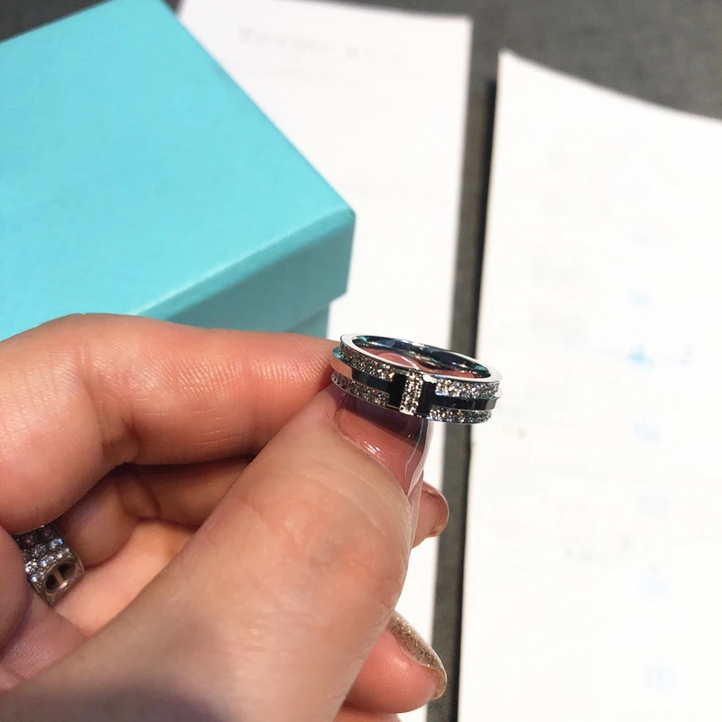 Оригинальное кольцо из 100% стерлингового серебра S925 Трендовое для женщин с