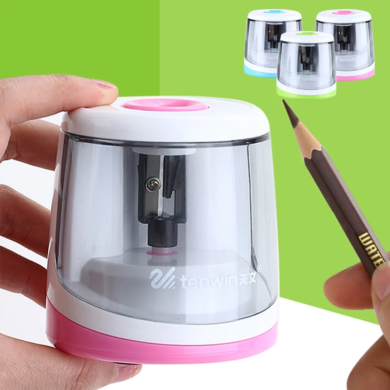 Точилка для карандашей электрическая мощная точилка детская полностью