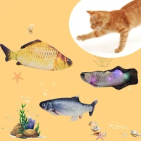 jumping fish funny dancing cats dog toy moving floppy fish usb charger dogs cats chew bite toys playing supplies interactive toy