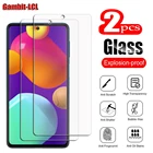 Оригинальное защитное закаленное стекло 9H для Samsung Galaxy M62 6,7 дюйма, стандартноестандартное Защитное стекло для экрана телефона, защитная пленка, 2 шт.