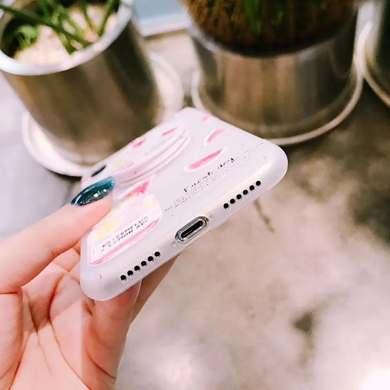 Рельефный Чехол для мобильного телефона с фруктовым арбузом iPhone X XS 8 7 6 6S PluS