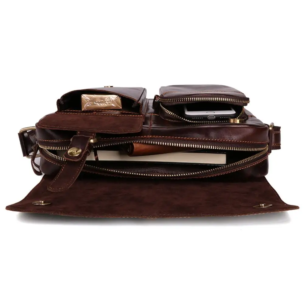 JOGUJOS сумка-мессенджер для мужчин из натуральной кожи мужские сумки на плечо