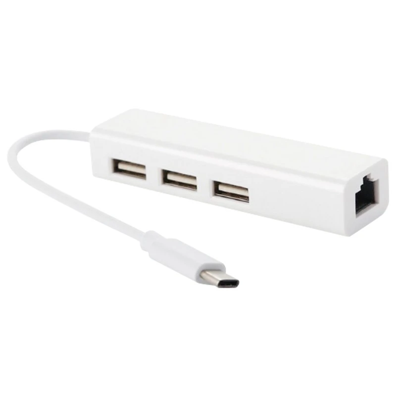 100 Мбит/с USB3.1 Type C Gigabit Ethernet USB адаптер к RJ45 Lan сетевая карта для ноутбука компьютера