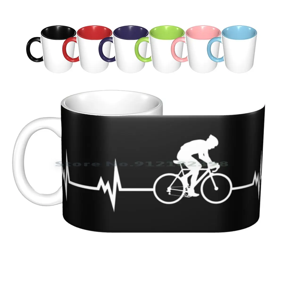 

Керамические кружки для езды на велосипеде и сердцебиения, кофейные чашки, Кружка для молока и чая, для езды на велосипеде, для езды на велосипеде, веселая и любимая, креативный тренд для велосипеда