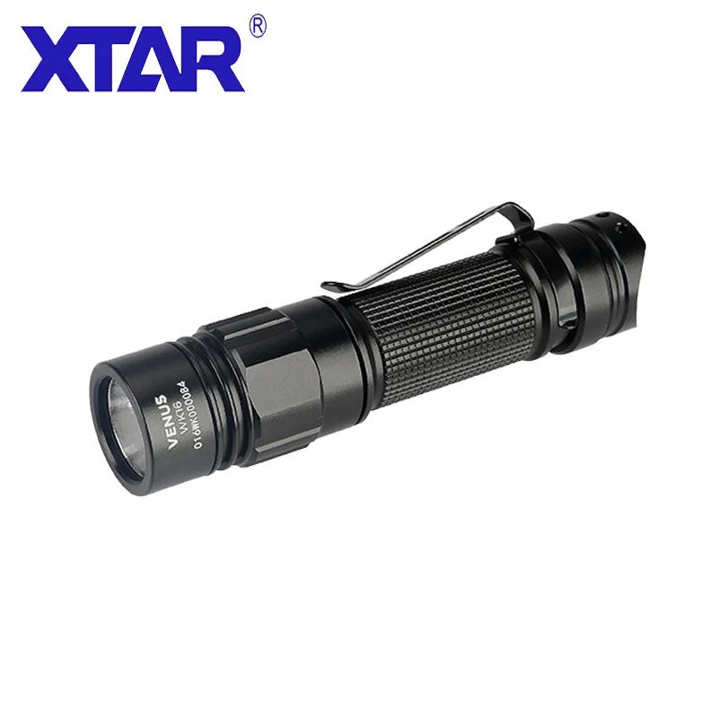 XTAR WK16 550LM EDC вспышки светильник хвост Топ переключатель Водонепроницаемый для