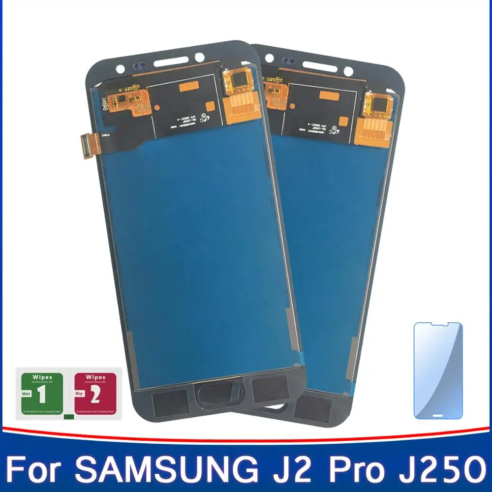 2 шт. высококачественный дисплей для Samsung Galaxy J2 Pro 2018 J250 j250m|Экраны мобильных