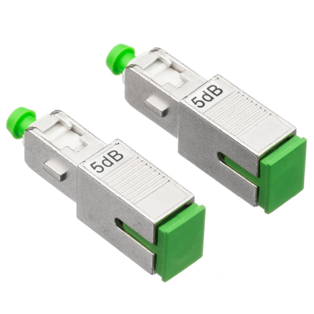 5 шт. SC APC 10bd симплексный режим волоконно оптический аттенюатор 5db 10dB