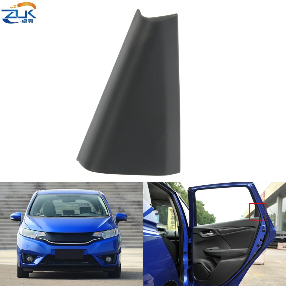 

Внутренняя отделочная панель для задней двери ZUK для HONDA FIT JAZZ 2015 2016 2017 2018 2019 2020 GK5 черного цвета