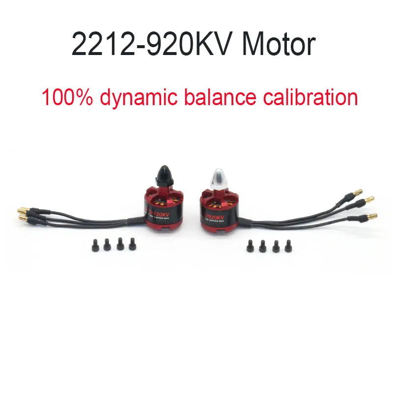 100% Dynamic Balance Calibration 2212 920KV Brushless Motor CW CCW For F330 F450 F550 Drone Motor Parts