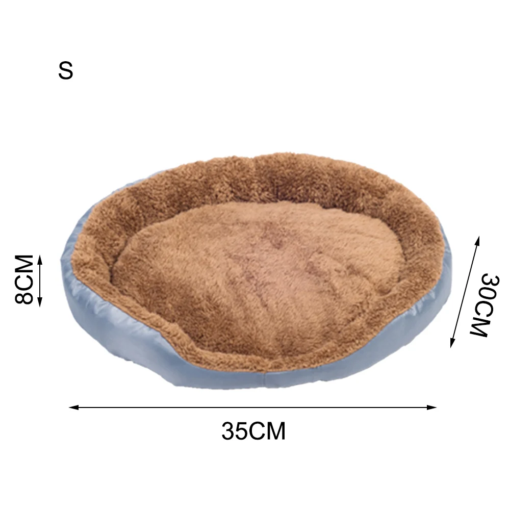 

S/M/L 5 Colors Pet Dog Bed Winter Warm Dog House For Small Large Dogs Soft Pet Nest Kennel Cat Sofa Mat Animals Pad Pet Supplies