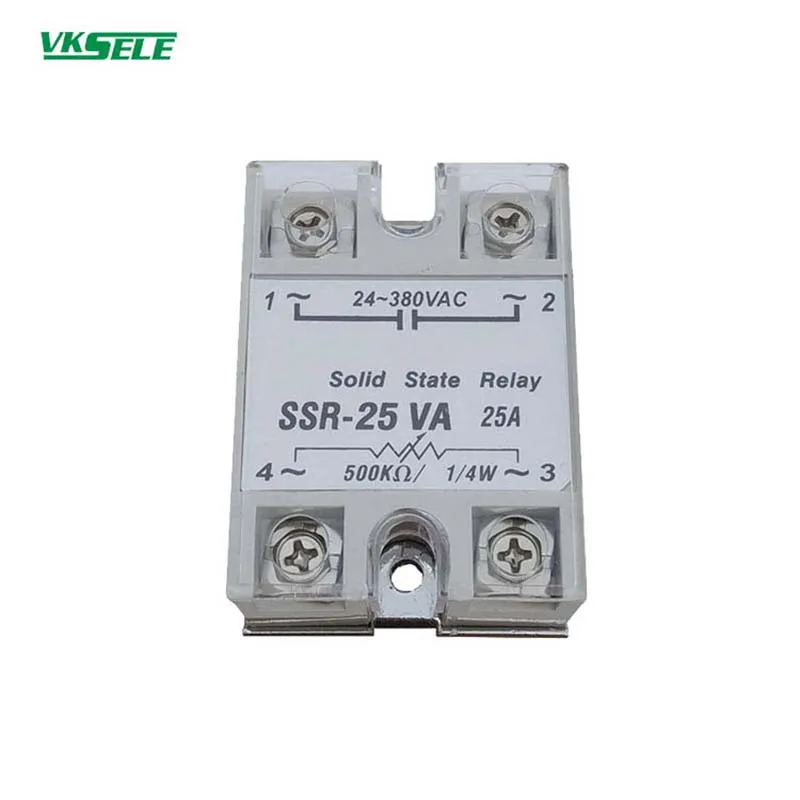 

Resistive series white type SSR-15VA 15 amp 24--380VAC solid state relay