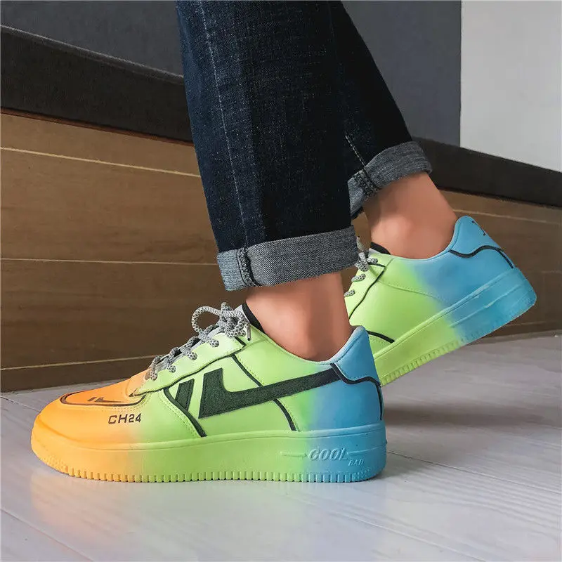 

Air Force No.1 Men's Luminous Board Shoes 2021 Spring and Autumn New AJ High Top Women's Shoes Korean Casual Couple Sports Shoes