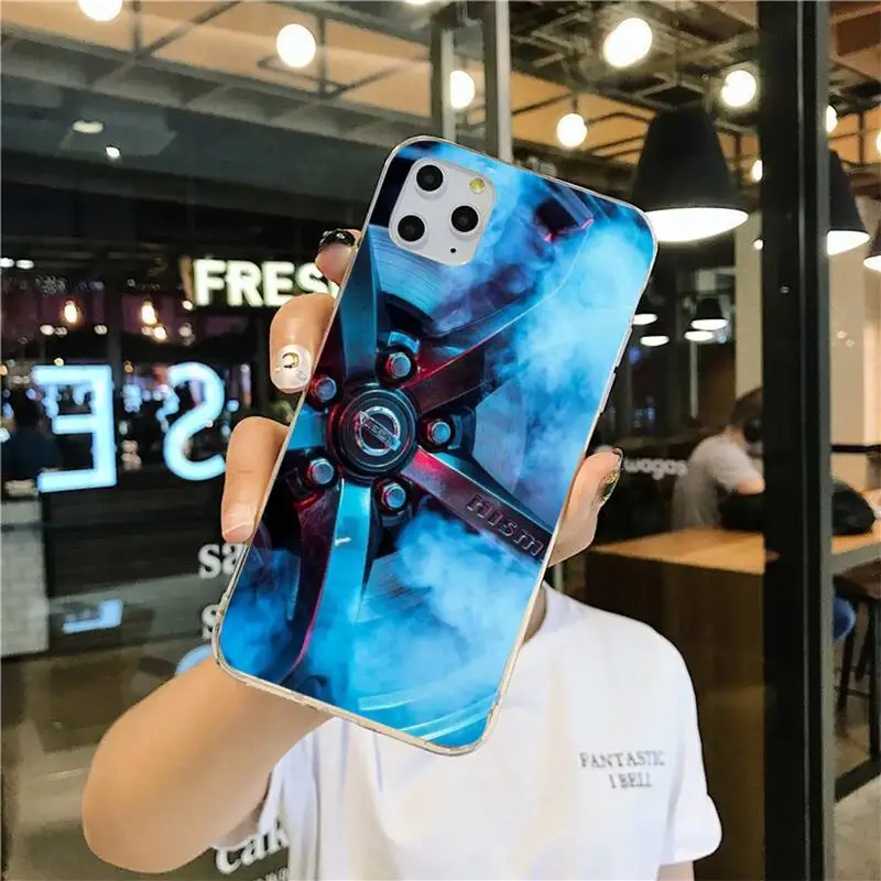 

PENGHUWAN Car Tire Wheel Dashboard Custom Photo Soft Phone Case for iPhone 11 pro XS MAX 8 7 6 6S Plus X 5S SE 2020 XR cover