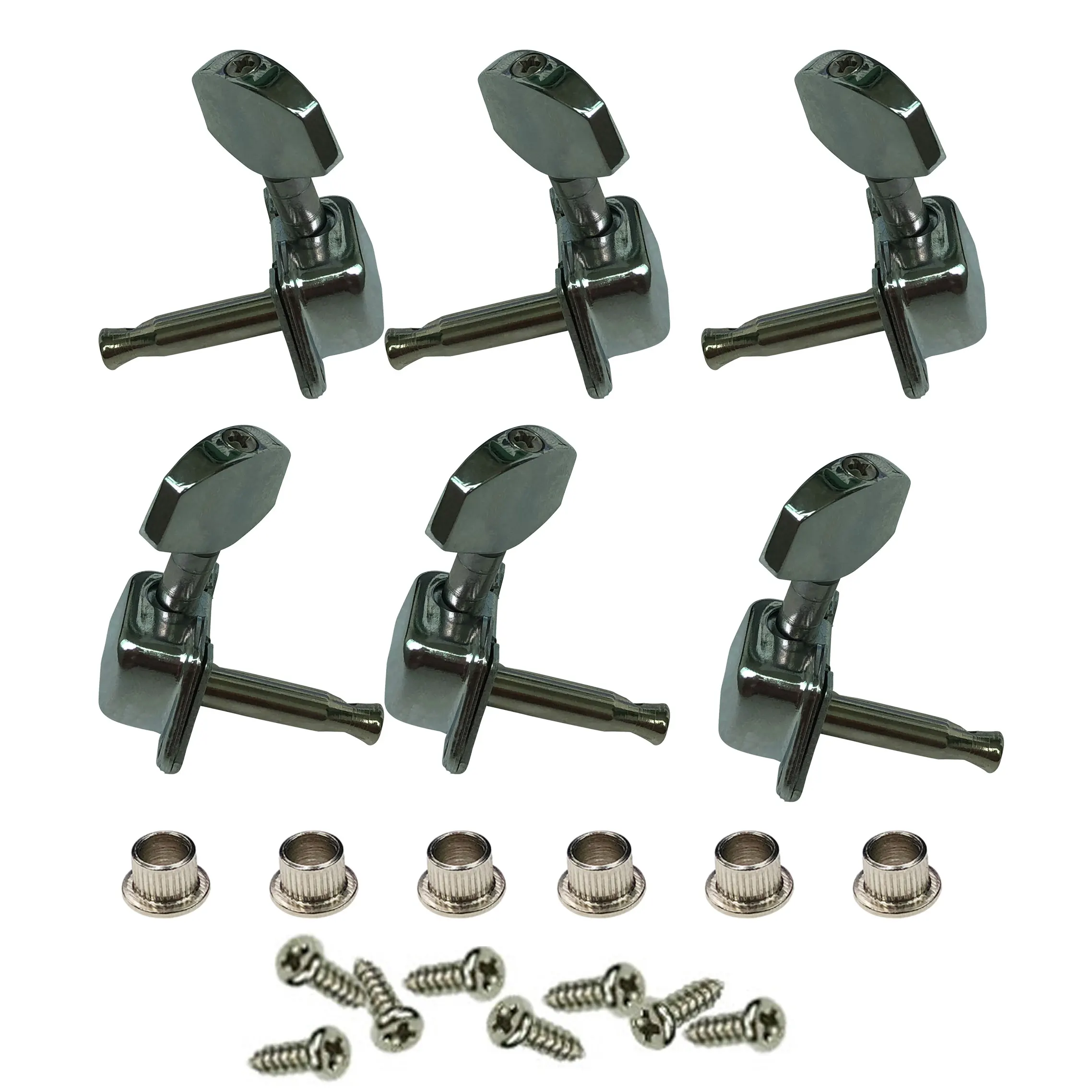 

Guitar Parts K807 3 Left 3 Right Guitar Sealed Small Peg Tuning Pegs Tuner Machine Heads For Acoustic Electric Guitar