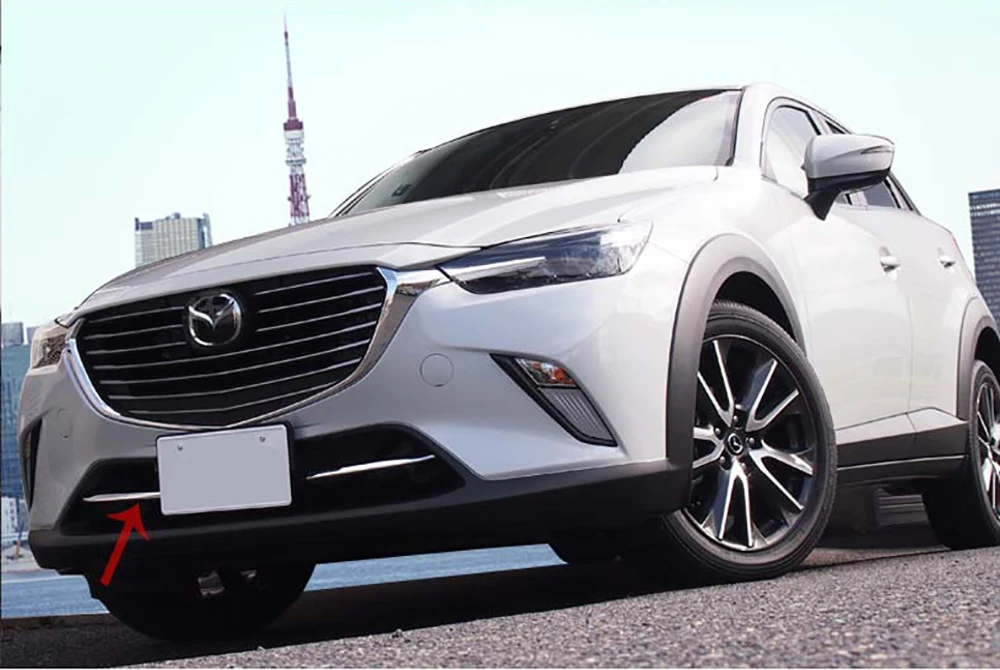 AITWATT для Mazda CX 3 CX3 2017 2018 2019 ABS Хром передний нижний бампер воздухозаборная решетка