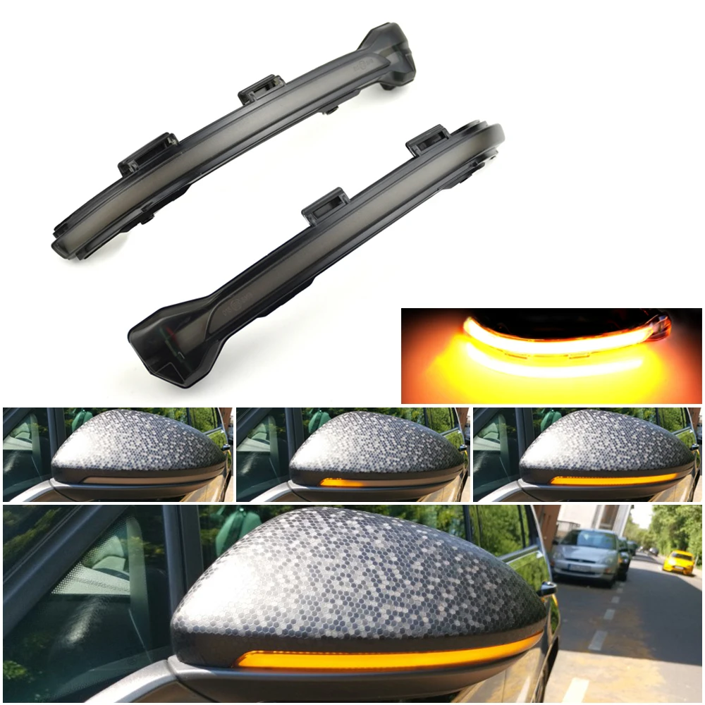 2x мигающий светодиодный динамический поворотный сигнал светильник боковой