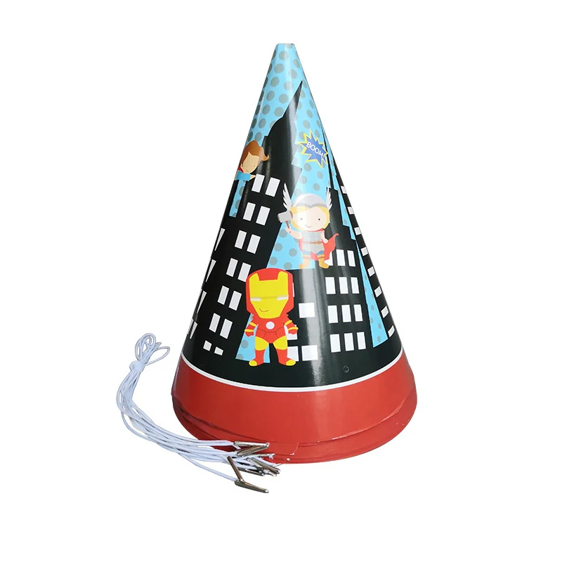 Мультяшная тема супер герой детский день рождения декоративная бумага для