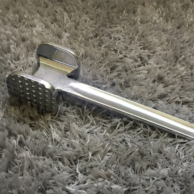 

1Pcs Kitchen Gadgets Multifunction Meat Hammer Two Sides Loose Tenderizers Portable Steak Pork Tools Aluminum Alloy Dropshipping