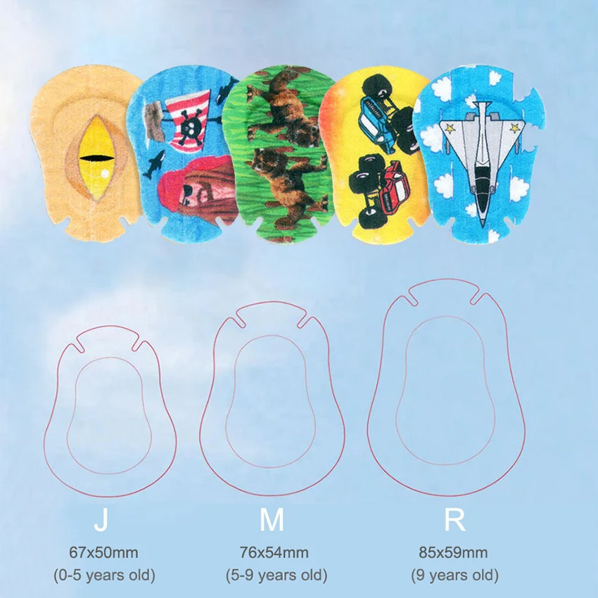 10 шт. с изображениями мультипликационных персонажей крупным рисунком Цвет