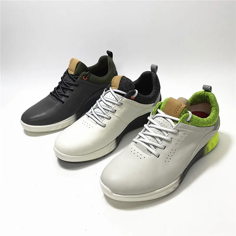 

Classic Brand Golf Shoes Authentic Leather Autumn Breathable Golf Shoes for Men Black Wearable Man Sports Shoes Size 39-44