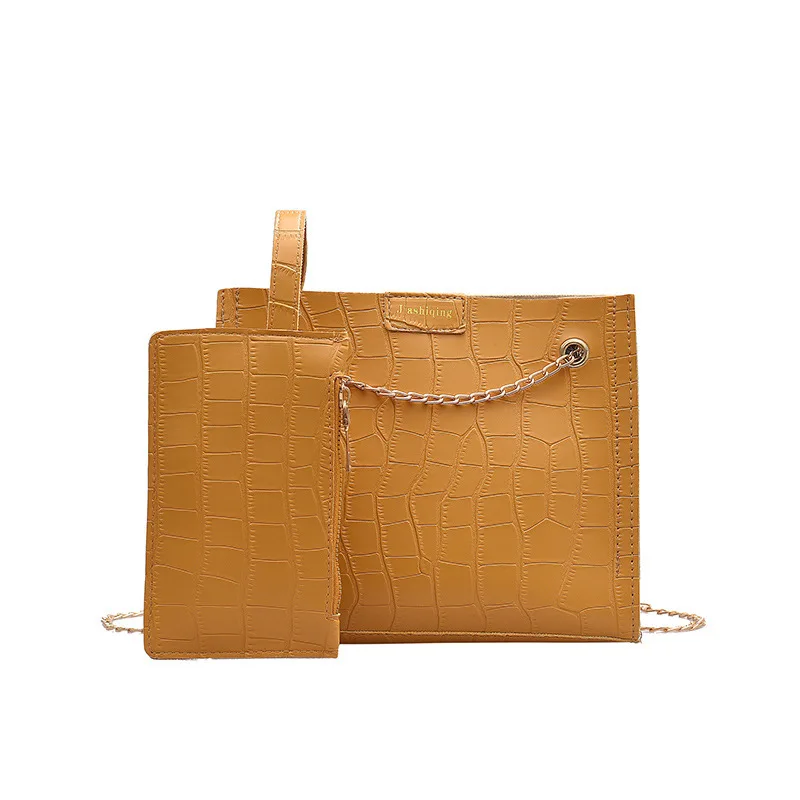 

Crocodile women's bag new fashion ins shoulder messenger bag large capacity tote bag