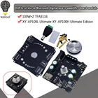XY-AP100L 100WX2 Bluetooth 5,0 стерео усилитель платы AUX USB звуковая карта цифровой усилитель мощности DC 12V 24V
