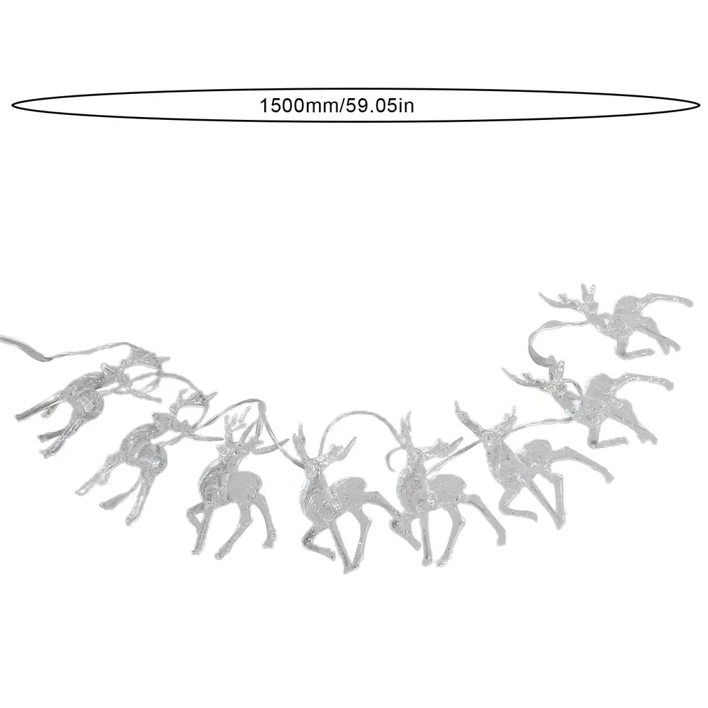 

20LED 10LED Deer LED String Light Battery Operated Reindeer Indoor Decoration for Home Holiday Outdoor Xmas Party