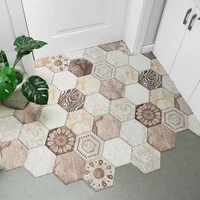 anti slip pvc silk loop door mat custom irregular shape carpet bathroom mat can be cut home carpet kitchen mat entrance doormat