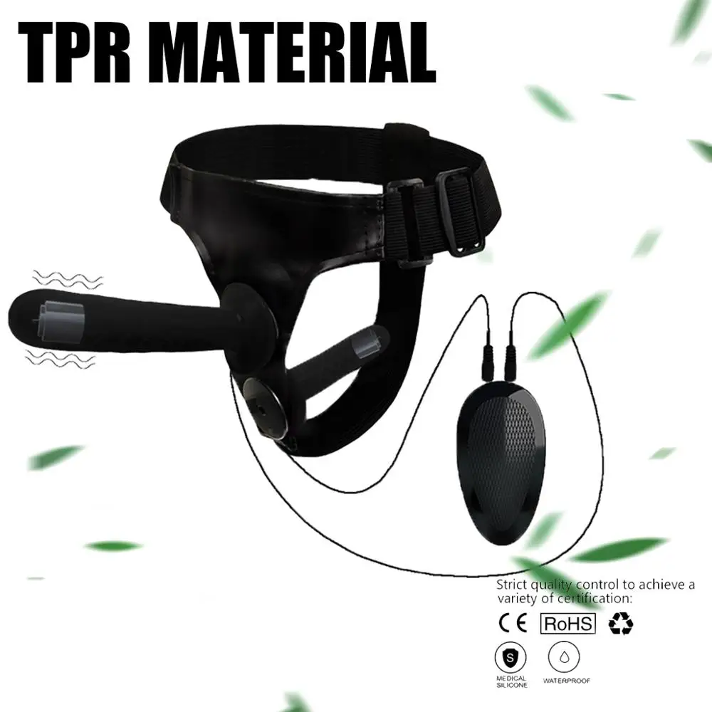 Ремешок для вибратора на жгут двойной фаллоимитатор Анальная пробка секс