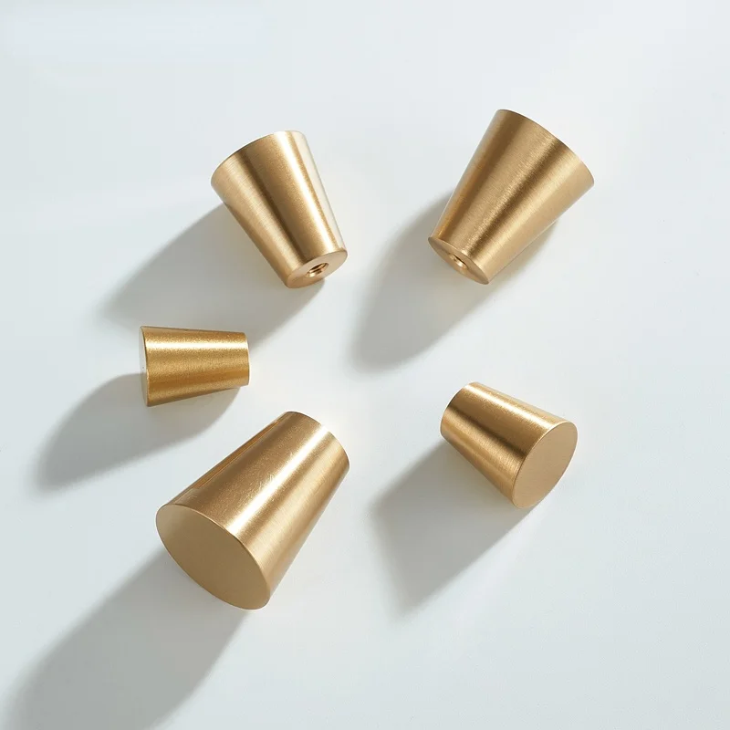 

Brass Dresser Knobs Desk Drawer Pulls Handles Cabinet Door Knob Handle Little Gold Knob for Chest Sideboard Kitchen Door Handles