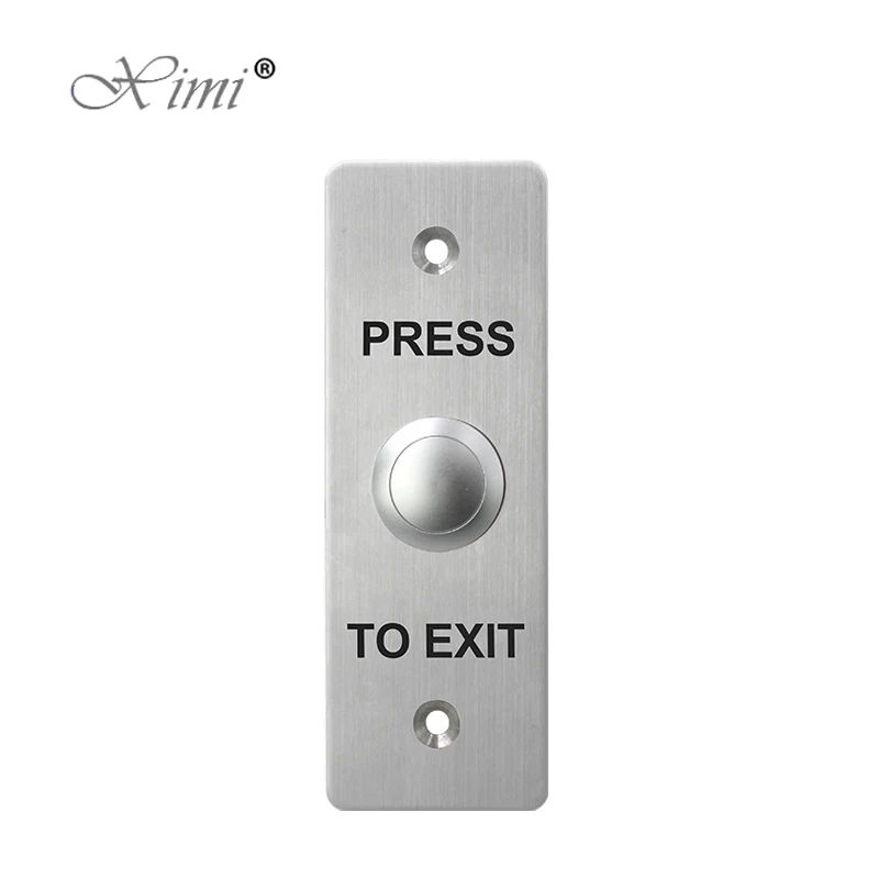 Кнопка выхода 12 В металлическая пластина контроль доступа хорошее качество