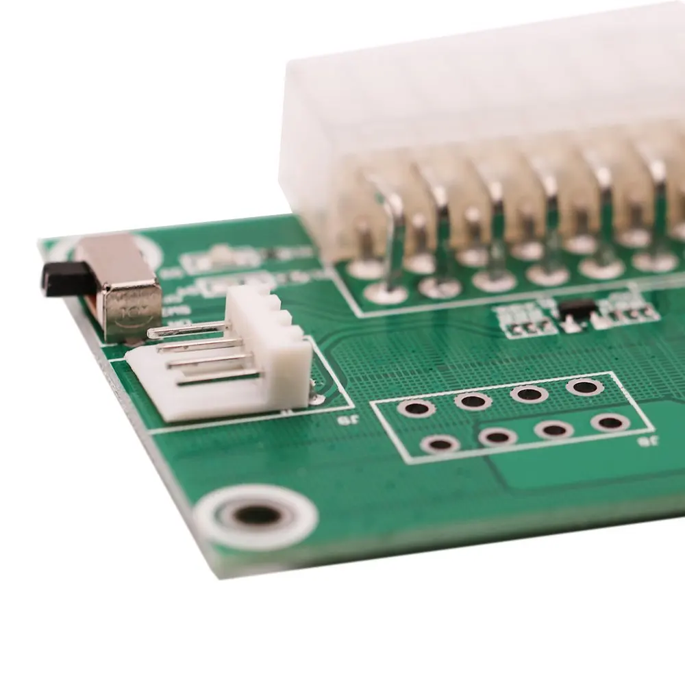 Блок питания ATX 24PIN для 4PIN Molex Питание Sync кабель стартера адаптер VER004 двойной PSU
