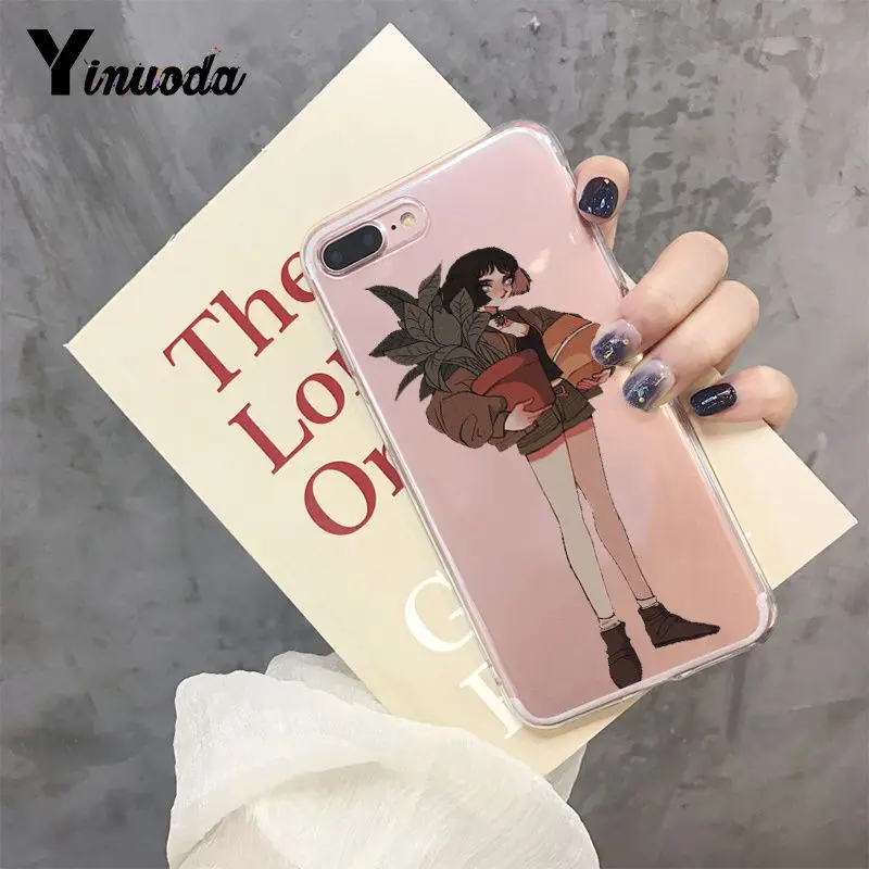 5 Чехол для телефона Yinuoda Cool Leon and Matilda art Couple с потрясающим пейзажем для Apple iPhone 8 7 6 6S Plus X XS max 5 5S SE XR - Цвет: 5