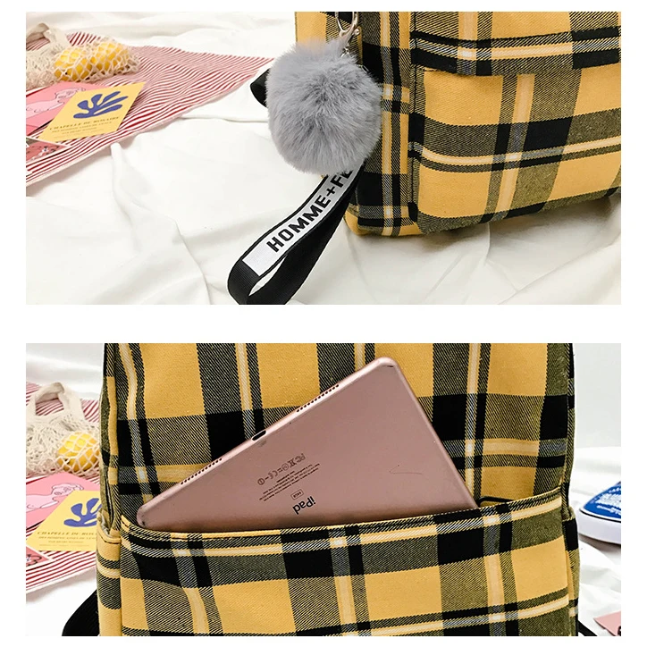 2019 Для женщин туфли с сетчатым узором рюкзак из текстиля стильный школьный для