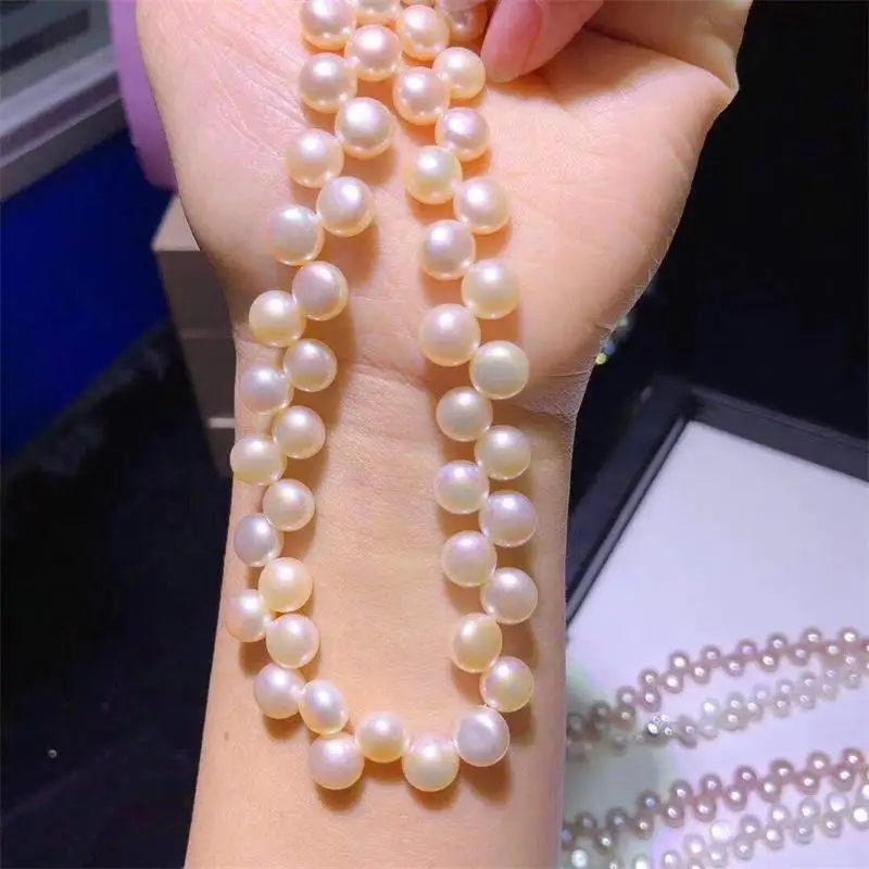 

7-8mm Freshwater Pearl Necklace Simple Natural Necklace 210327-35