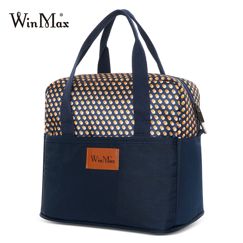 Новинка 2020 года. Сумка-холодильник Winmax с волнистыми точками. Портативная