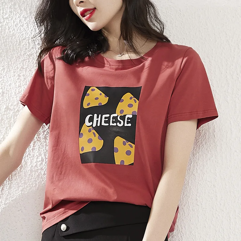 

2021 summer new casual bottoming short-sleeved t-shirt for men and women