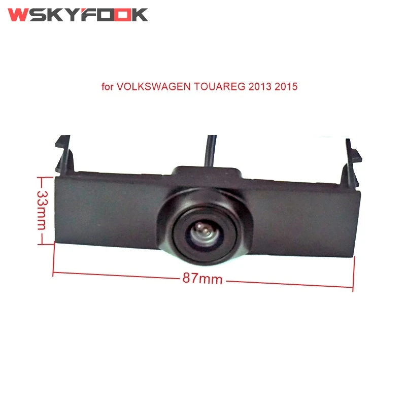 600L CCD Автомобиль Ca вид спереди положительное изображение камера для Volkswagen Touareg 2013
