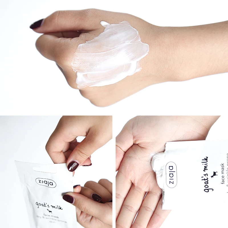 Новая Зеландия Ziaja козье молоко маска для лица и шеи комплексный белок EGF