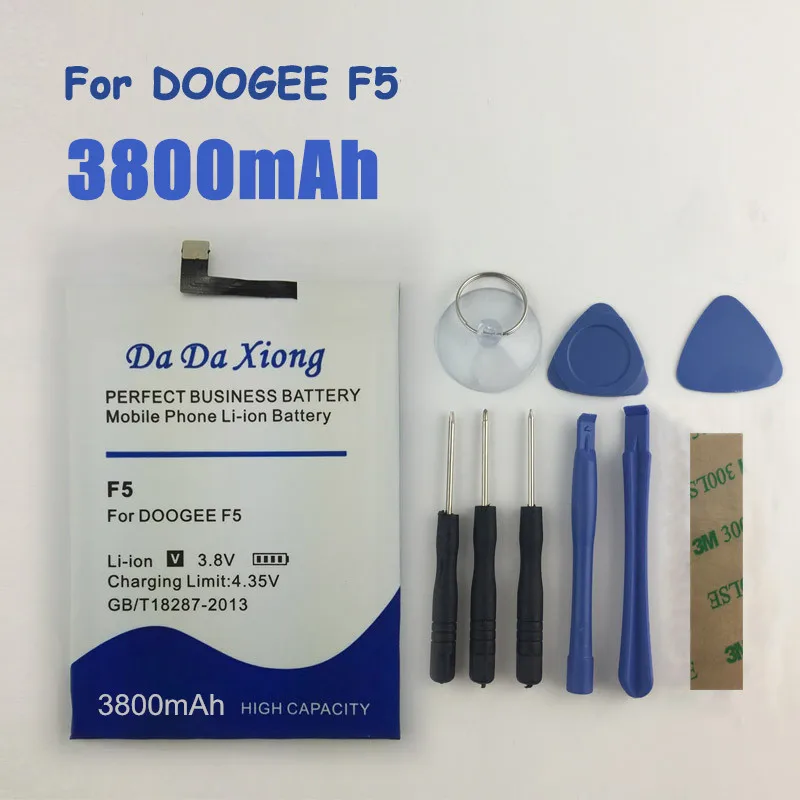 For DOOGEE F5 Battery 3800mAh New High Quality Batterie Bateria Accumulator |